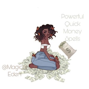 4 Powerful money Spells, Instant money, influx of cash, Quick Working, Digital Download