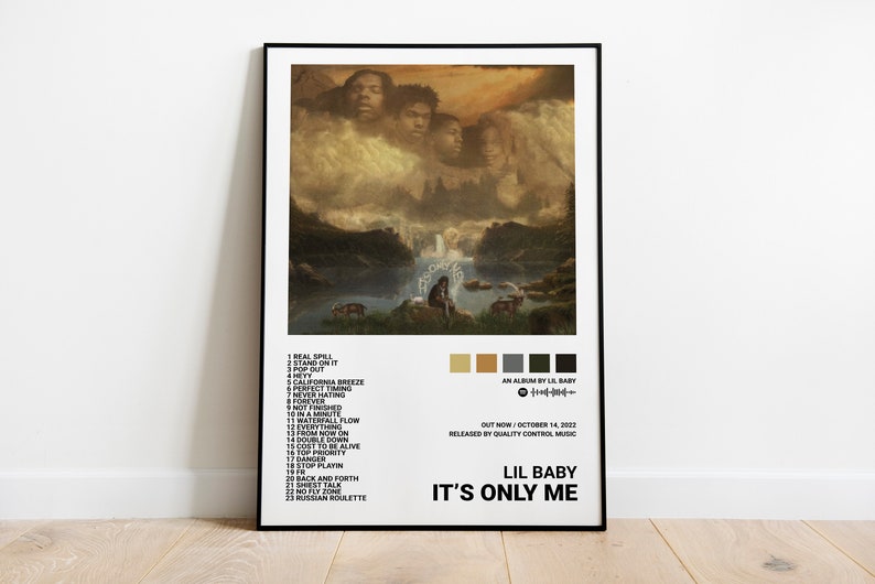 Lil Baby Posters / It's Only Me Poster Album Cover Etsy