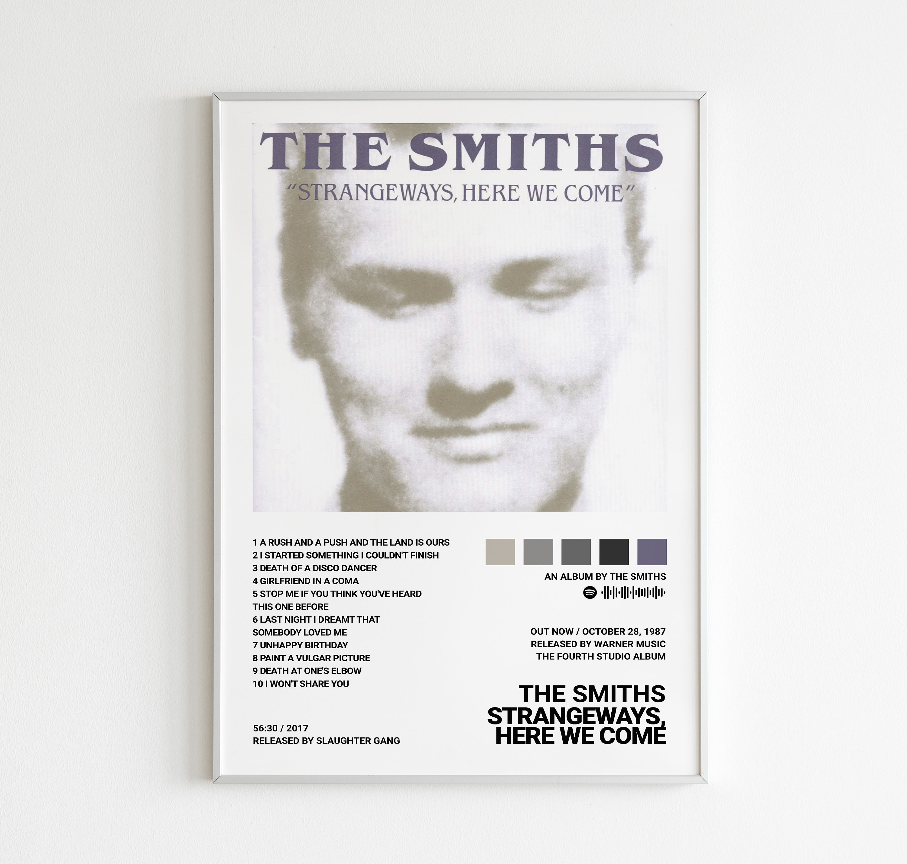 Discover The Smiths Posters / Strangeways, Here We Come Poster