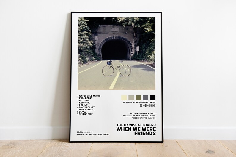 The Backseat Lovers Posters / When We Were Friends Poster Etsy