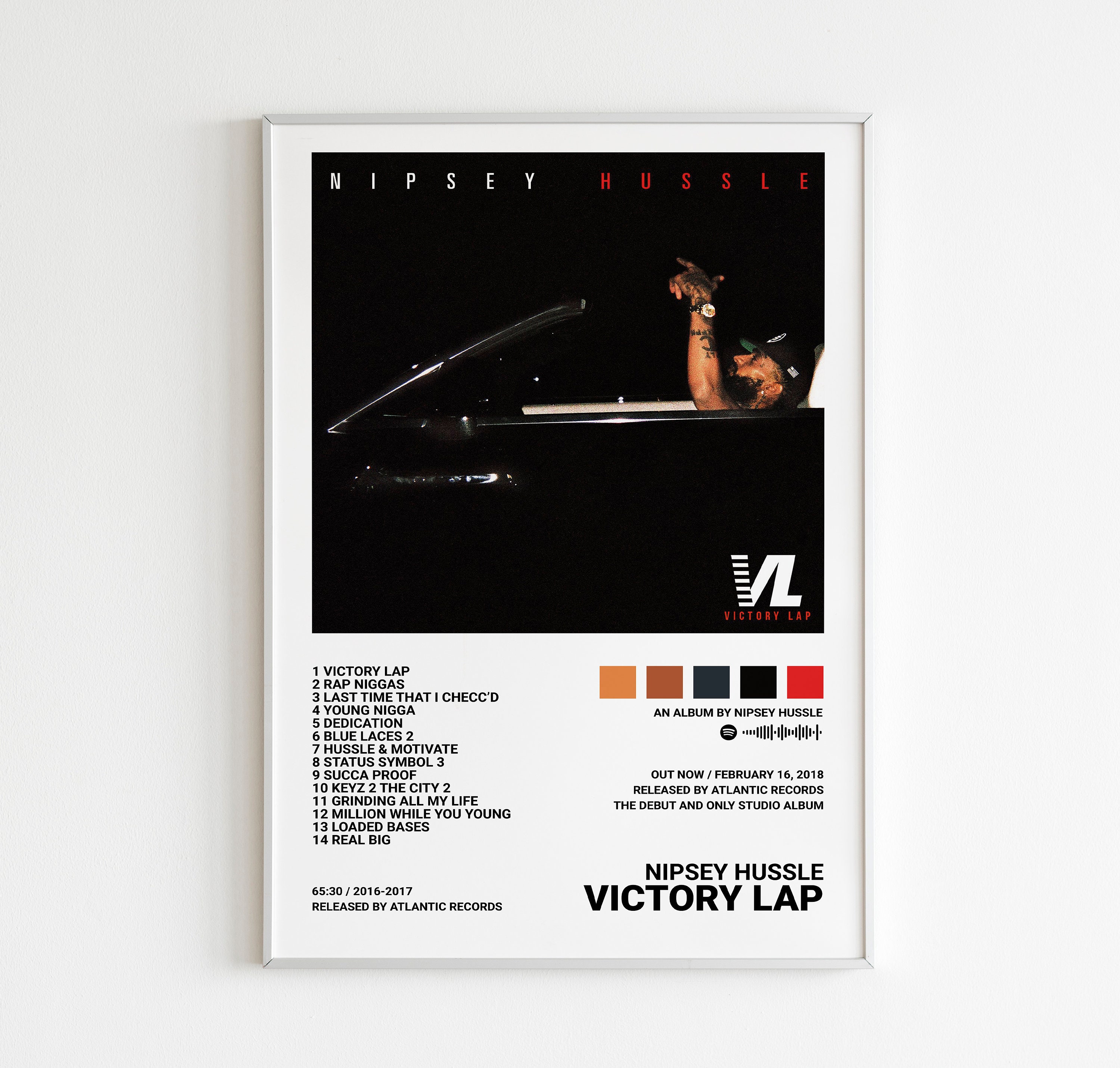 Discover Nipsey Hussle Poster | Victory Lap Poster