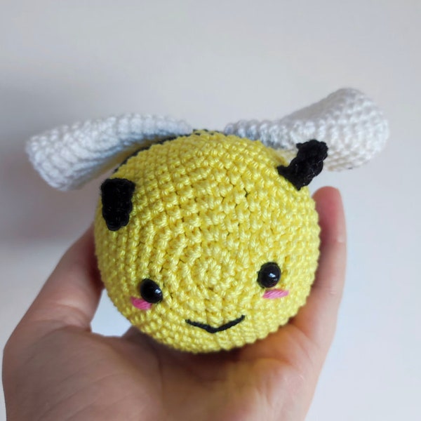 BigBee Patron amigurumi crochet, instructions pour faire une abeille au crochet