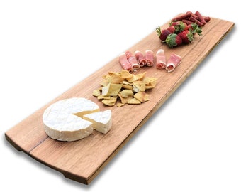 Tasmanian Oak Serving Board for Foods, Food Serving Platter, Cheese Board 800x200mm