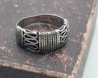 Boho ring sterling silver, Vintage silver ring, Boho Silver ring, Boho ring, boho jewelry for women, ring gift for women, Vintage Culture.