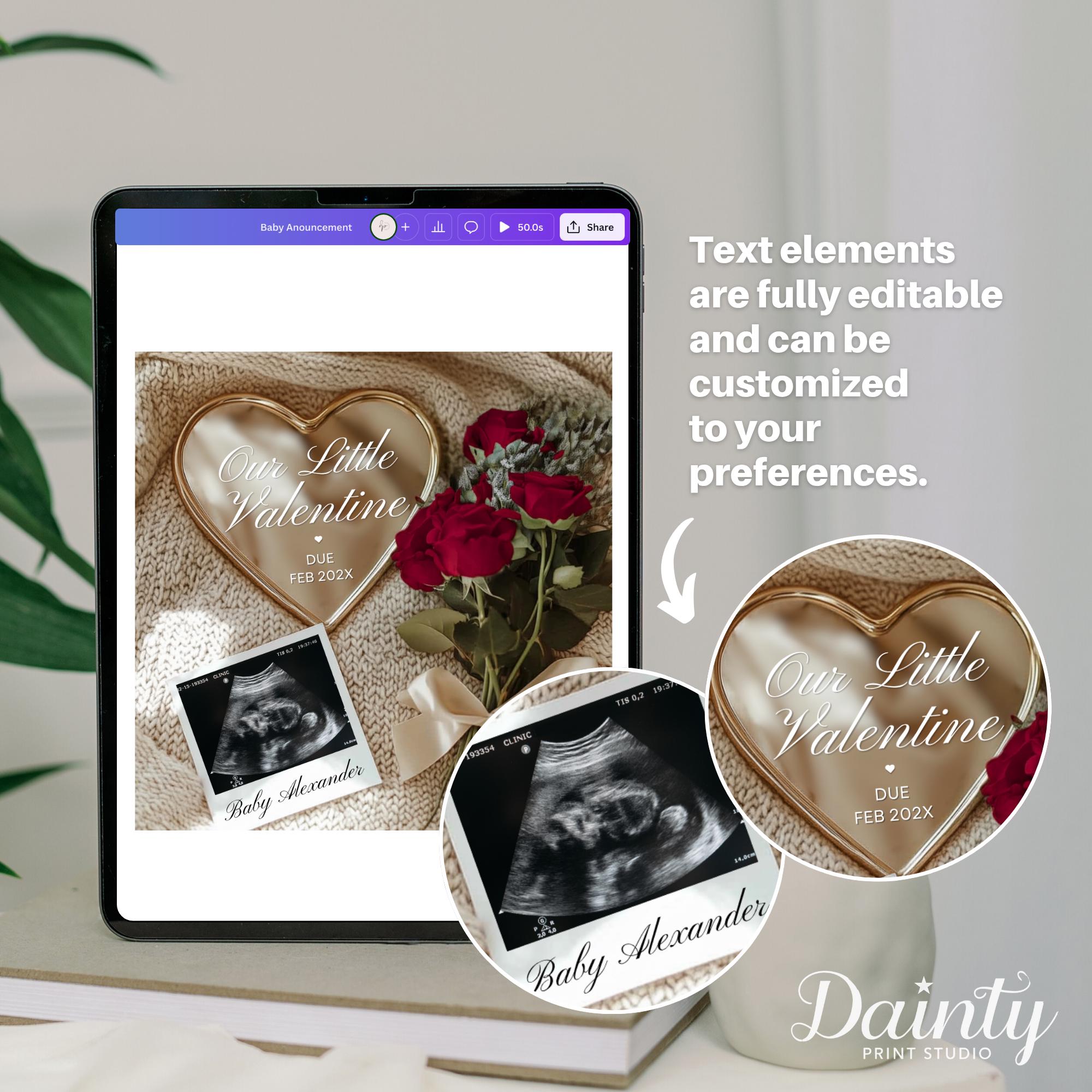 Valentine's Day Pregnancy Announcement: February Baby Reveal