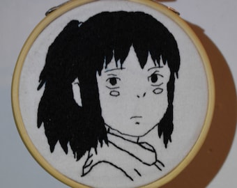 Broderie "El viaje de Chihiro" - Hayao Miyazaki