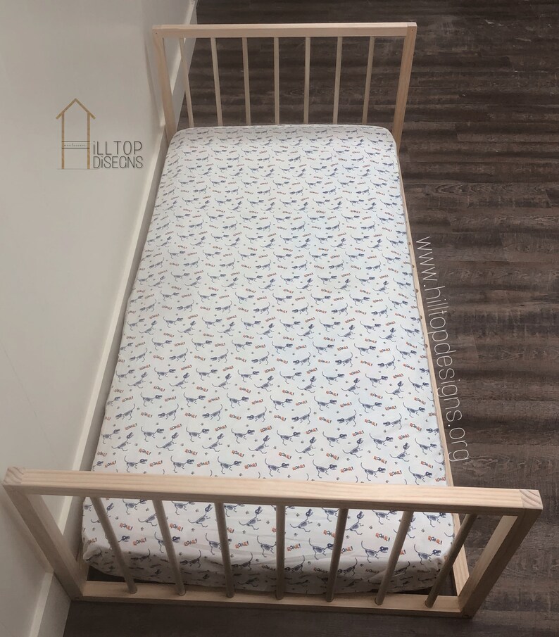 Montessori Floor Bed With Gate Pine Wood Poplar Wood Etsy