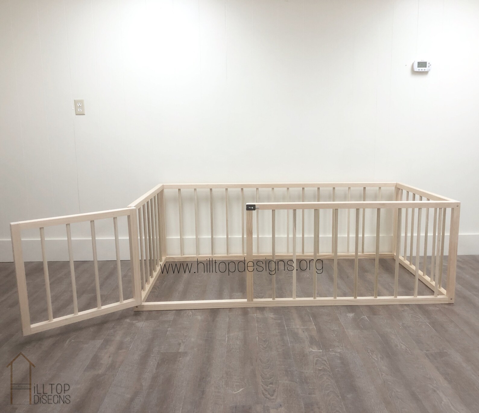 Montessori Floor Bed With Gate FREE Shipping Within 1 WEEK Etsy