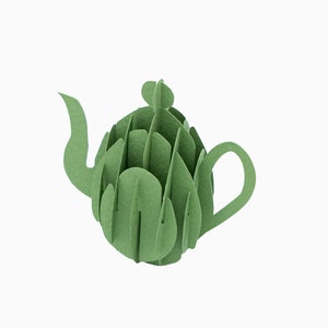 Teekanne Papier Deko, Teekannen, Tee Geschenk, Einladung, Auszeit für Mama, Auszeit Frauen, Pause, Kleine Auszeit