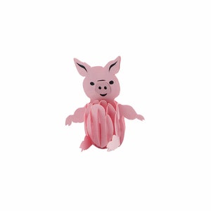 Glücksschwein, Glücksbringer, Schwein Deko, Glücksschweinchen, Schweinchen, Schwein Papier Deko