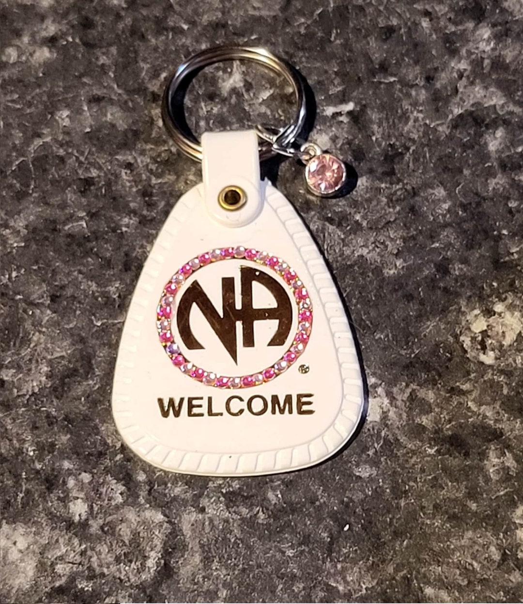 NA Narcotics Anonymous Keytag 029 Days With Gems Oct Birthstone. Recovery Key Tag Etsy