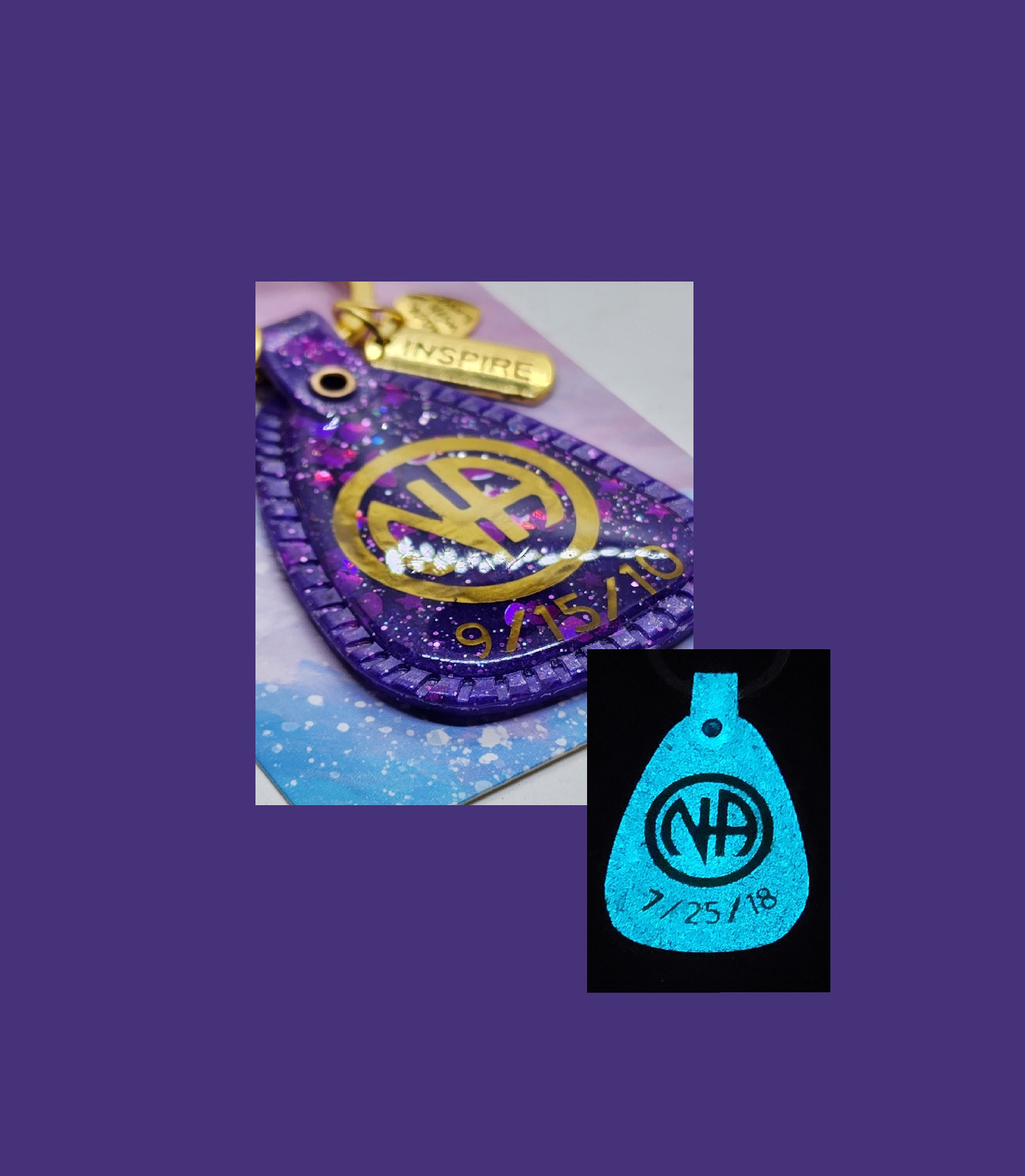 Na Recovery Key Tag Etsy