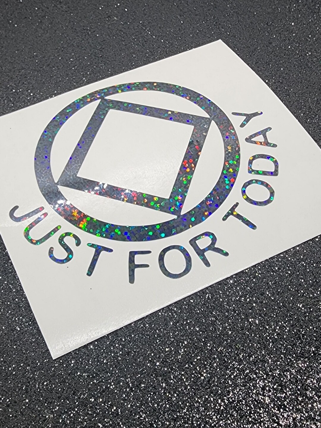 2 Pack: Just for Today NA Vinyl Decal (4
