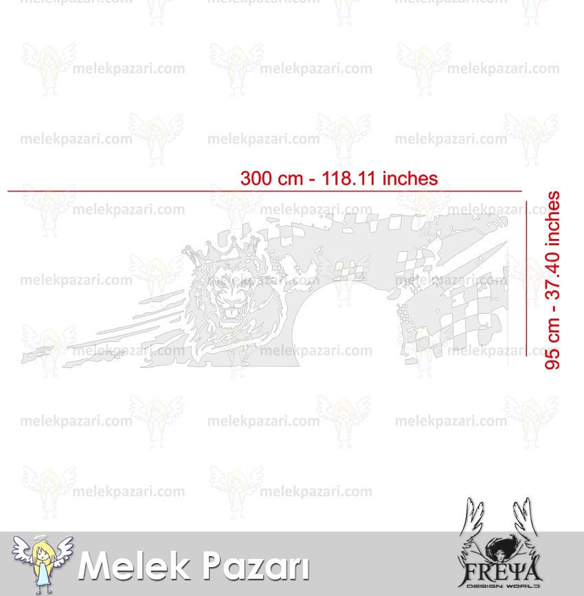 The Lion King Car Rear Fender Decal. Lion Car Side Door Decal Etsy