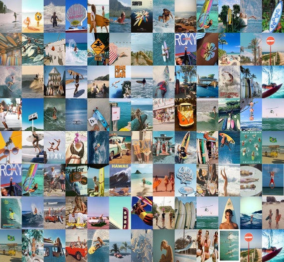 HAWAII ROXYアンティークポスター Vintage Roxy Surf - Etsy HAWAII