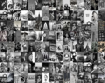 Vintage Posters Aesthetic Wall Collage Kit | Vintage Wall Decor | Aesthetic Collage Kit | Retro Wall Collage | Digital Download | 150 PCS
