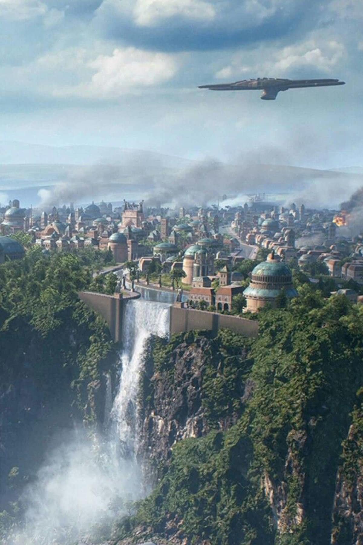 スター・ウォーズ映画ポスターコラージュ | SFウォールアート