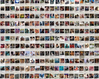 300 Movie/Shows Minimalist Poster Digital Collage Kit - Movie Posters Wall Collage - Digital Collage - Room Decor