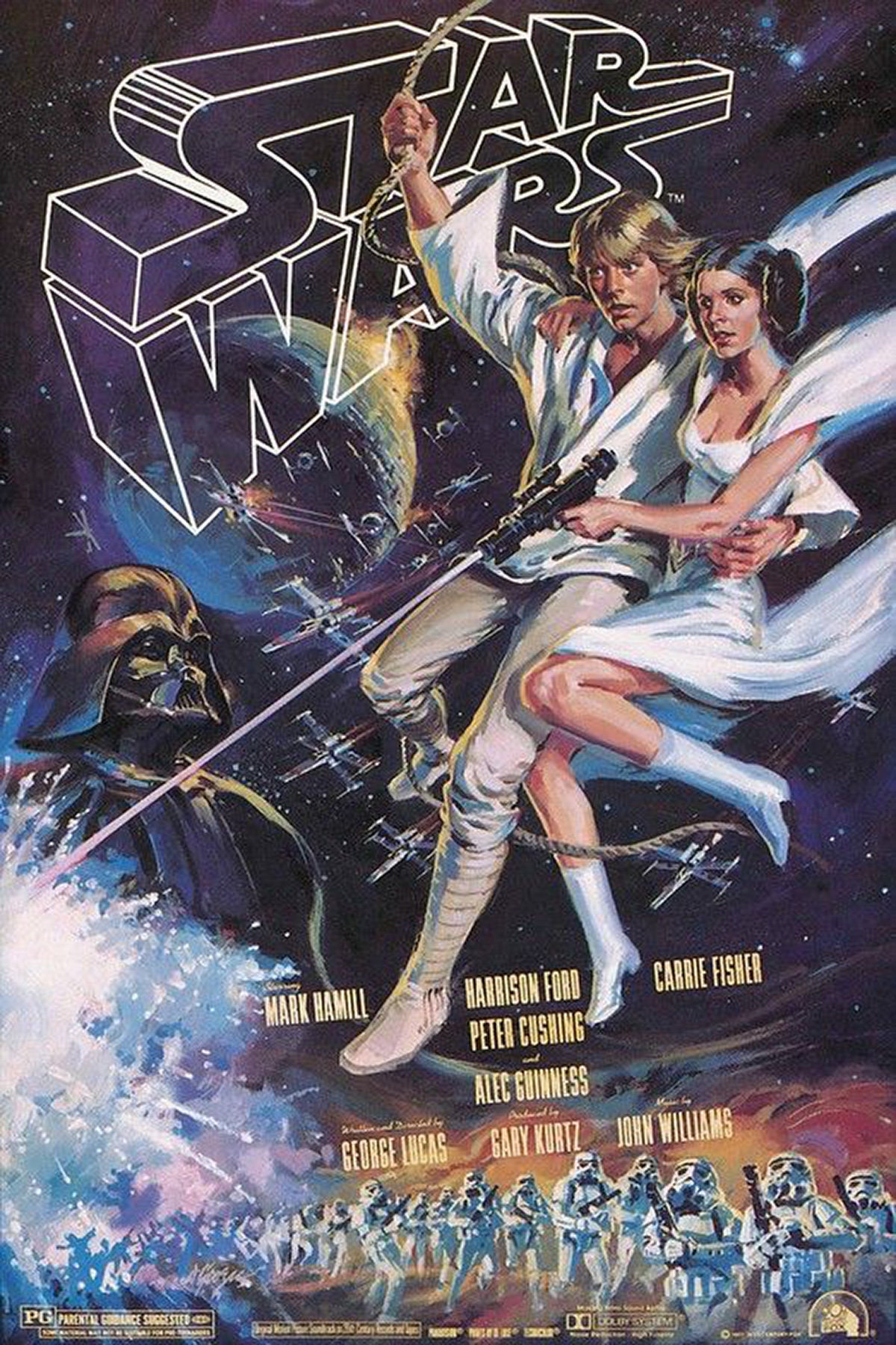 スター・ウォーズ映画ポスターコラージュ | SFウォールアート