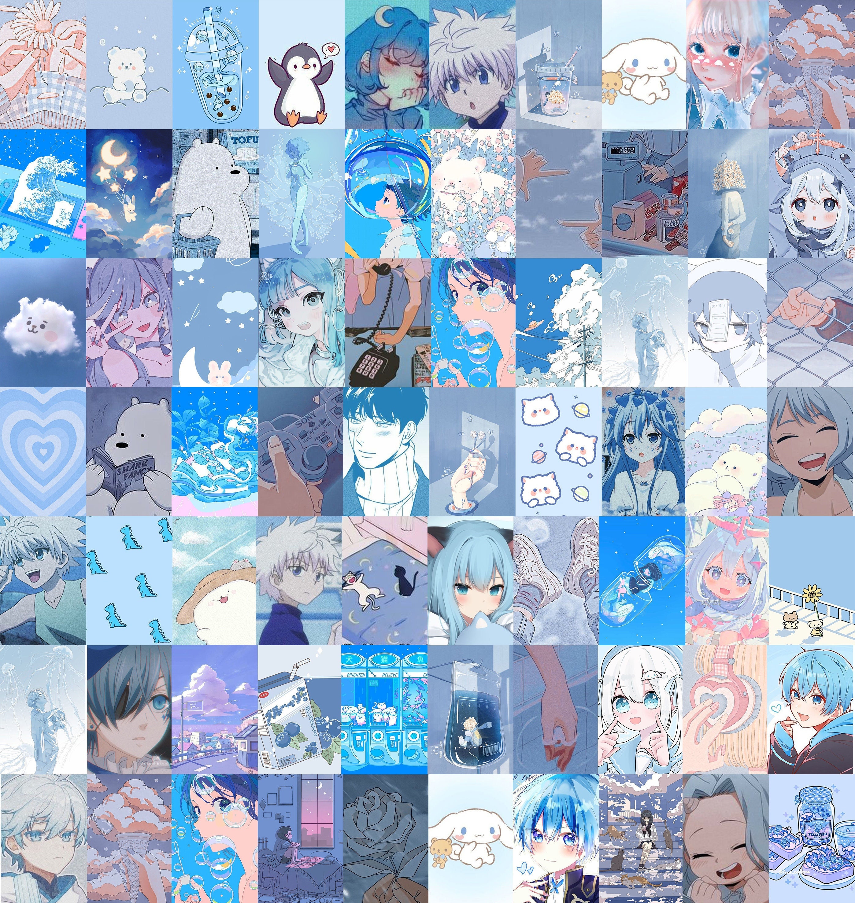  MeleBase Anime Wall Collage Kit Aesthetic 60 PCS Anime