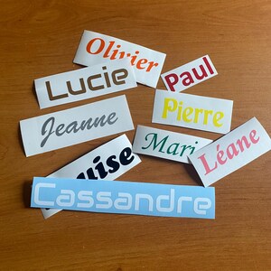 Adesivi con nome personalizzati, etichette adesive per bambini - regalo unico e pratico, etichette autentiche con nome di battesimo