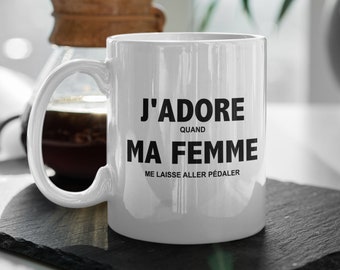 MUG 325ml en céramique Humour de cycliste