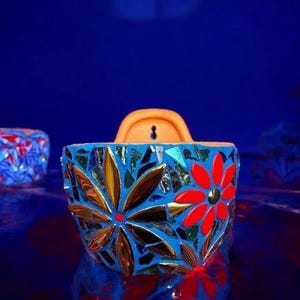 Mosaic Terracotta Pot.