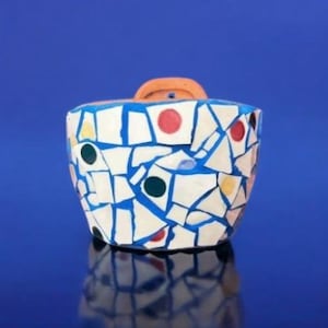 Mosaic Terracotta Pot.