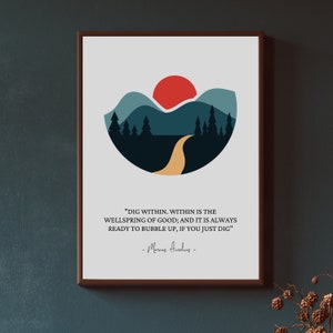 Impresión de arte estoicismo, arte de pared de citas, impresión de Marco Aurelio, impresiones digitales inspiradoras, citas motivacionales, cartel estoico, impresión abstracta