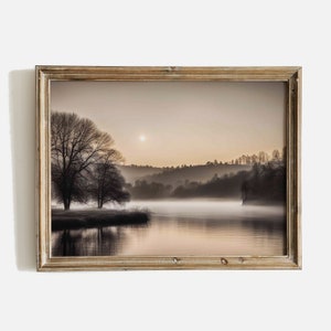 Sunrise Landscape Print, Sunrise Wall Art, Sunrise Painting Landscape Wall Art, Morning Wall Art, Sunrise Digital Download, Sunrise Artwork
