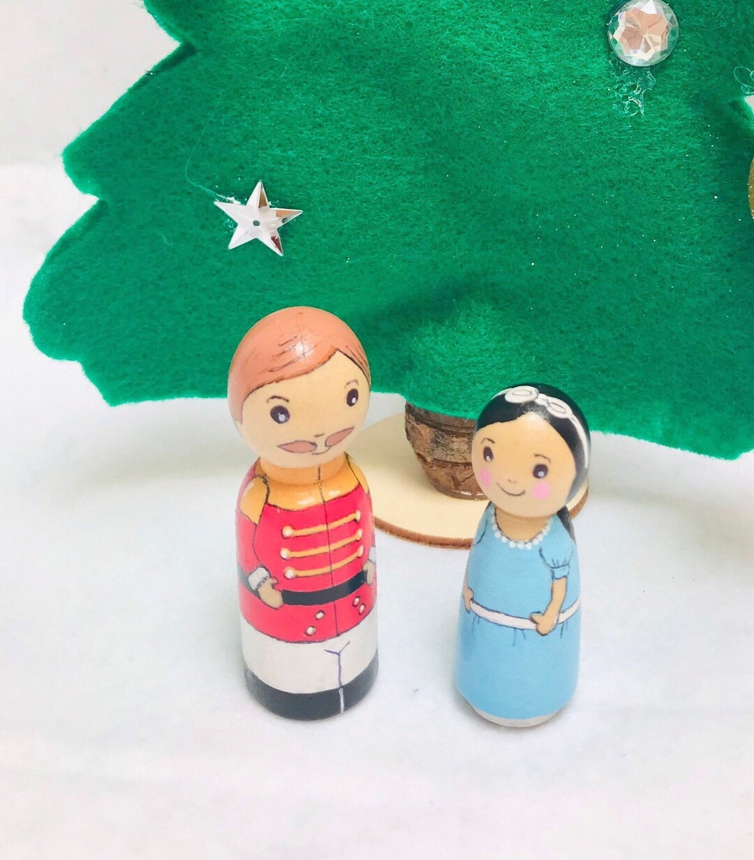 Nutcracker Peg Doll Etsy
