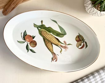 Royal Worcester Evesham Gold Large Oval Baking Dish