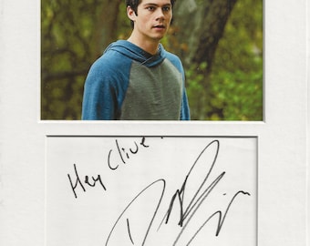 Dylan O'Brien teen wolf signed genuine authentic autograph UACC RD COA