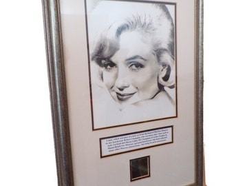 Marilyn Monroe genuine authentic hair relic UACC RD COA