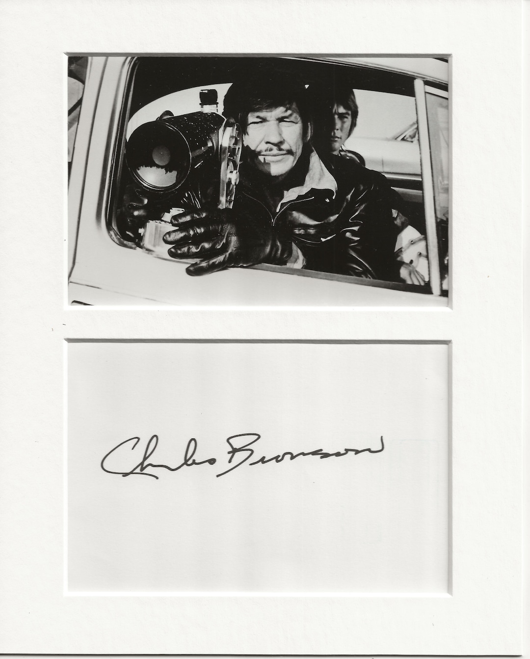 Charles Bronson the Mechanic Signed Genuine Authentic Autograph
