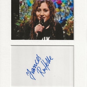 Frances Ruffelle eurovision song contest signed genuine autograph UACC RD COA