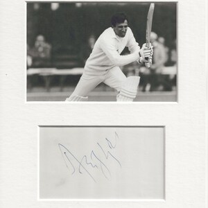 Asif Iqbal cricket signed genuine authentic autograph signature UACC RD COA