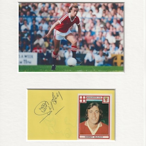 Sammy McIlroy manchester united signed genuine authentic autograph UACC RD COA