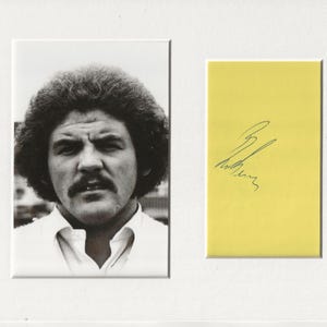 Firma autografa autentica di Bernard Reidy, giocatore di cricket, UACC RD COA