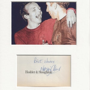 Nobby Stiles manchester united signed genuine authentic autograph UACC RD COA