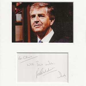 Peter Baldwin Coronation Street ondertekend echte authentieke handtekening en fotoweergave UACC RD COA