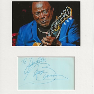 Música de George Benson firmada genuina y auténtica con autógrafo UACC RD COA