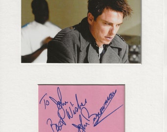 John Barrowman torchwood signed genuine authentic autograph signature UACC RD COA