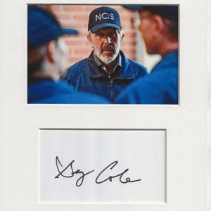 Gary Cole ncis signed genuine authentic autograph signature UACC RD COA