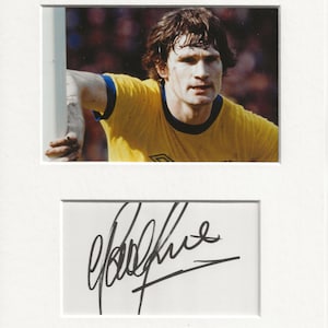 Pat Rice arsenal signed genuine authentic autograph signature UACC RD COA