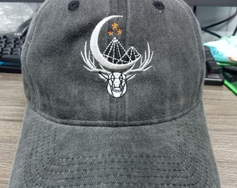 Terrasen Embroidered Hat, Throne of Glass Cap, ACOTAR Merch, Aelin Galathynius Inspired Hat, Fantasy Book Lover Gift, SJM Fan Girl Gift