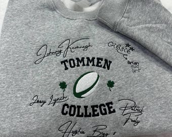 Vintage Boys of Tommen Embroidered Sweatshirt, Tommen College Crewneck, Bookish Reader Gift, Chloe Walsh Merch