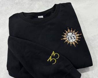 Embroidered Clair Obscur Expedition 33 Sweatshirt, Expedition 33 Embroidered Shirt, Fantasy RPG Game Merch, Gift for Game Fans