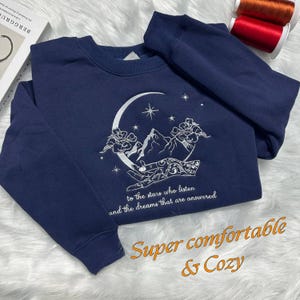 Velaris City Of Starlight Embroidered Sweatshirt,Velaris Embroidered Hoodie,City of Starlight,The Night Court Shirt,SJM sweater,ACOTAR Shirt