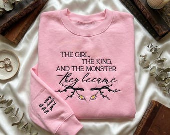 Sweat-shirt brodé One Dark Window, sweat à capuche Attention Be Clever Be Good, chemise livre Rachel Gillig, cadeau lecteur Dark Fantasy